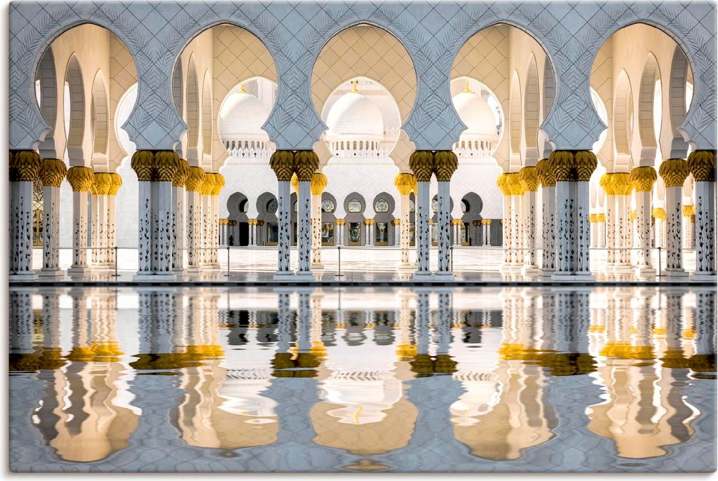 ARTland Leinwandbild Scheich-Zayid-Moschee Größe: 60x40 cm
