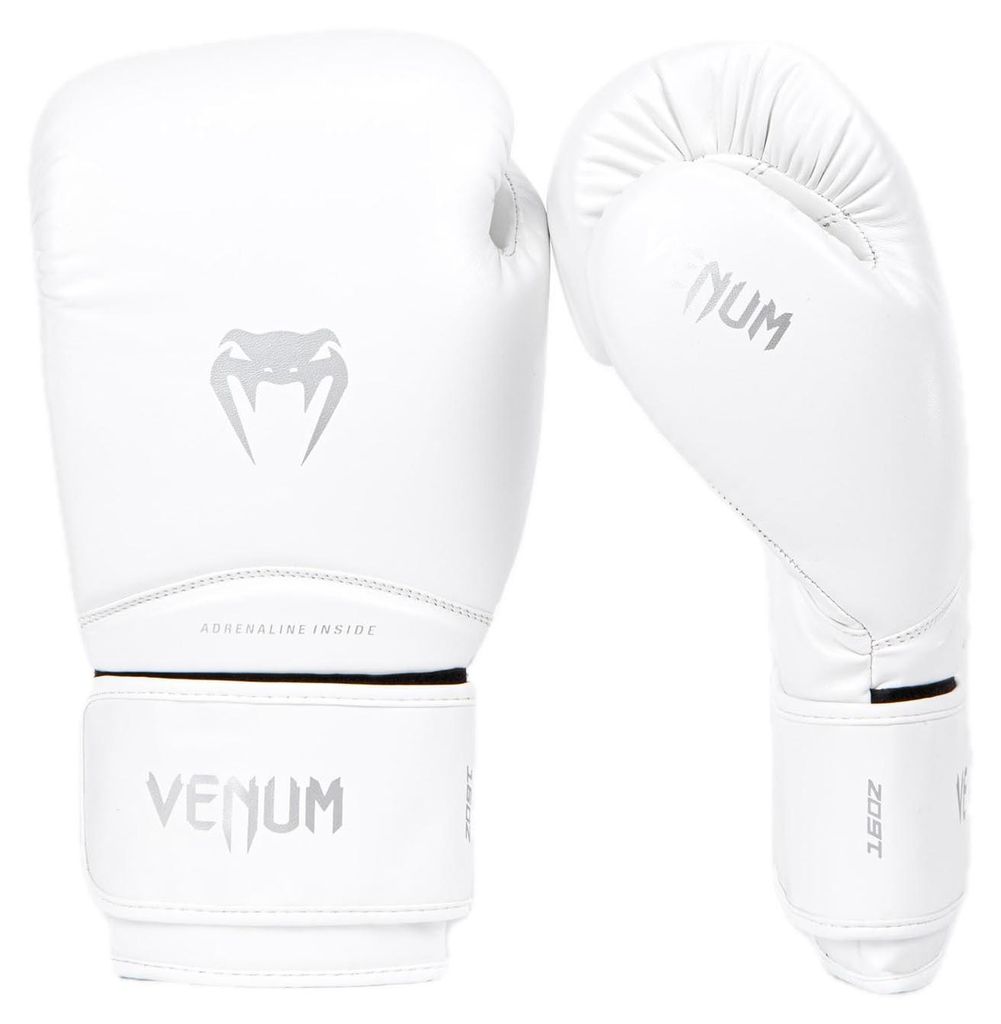 Venum Contender 1.5 Boxhandschuhe - Weiß-Silber - 14-Unze Produktbild 