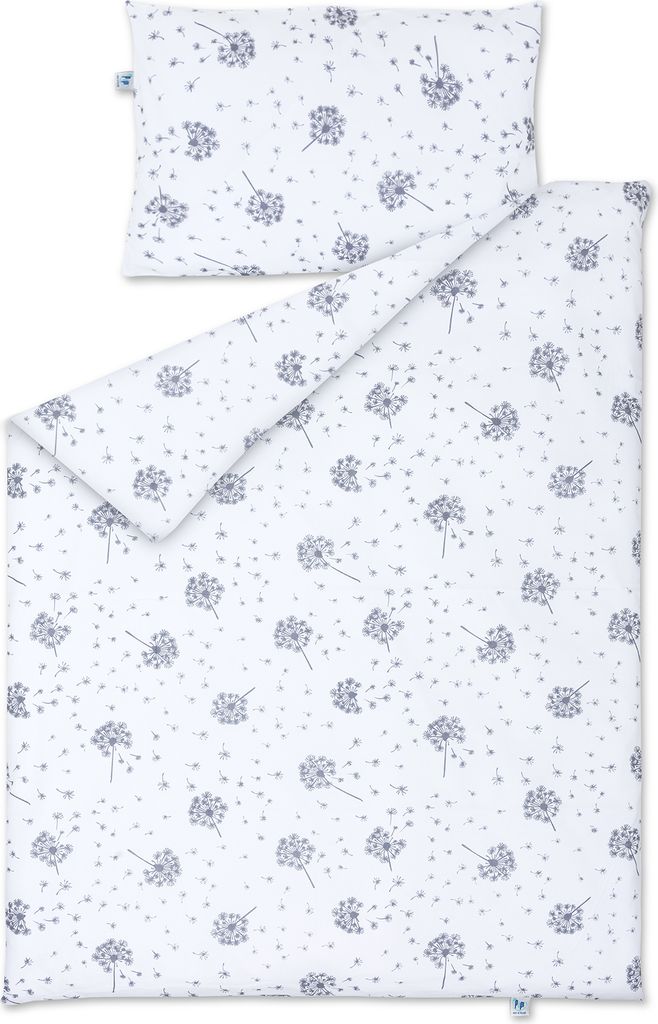 Pepi Baby Bettwäsche - 120x90 mit Kissenbezug 60×40 - 100% Baumwolle Antiallergisch - Kinderbettwäsche Babybettwäsche - Summer Wind