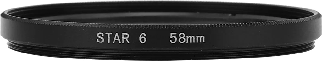 Junestar Filtro 58mm Starlight - Qualità per la tua Fotocamera Canon Nikon