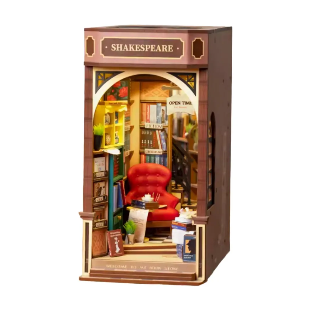 Étagère vide ? Sublimez-la avec ce puzzle 3D Book Nook en bois