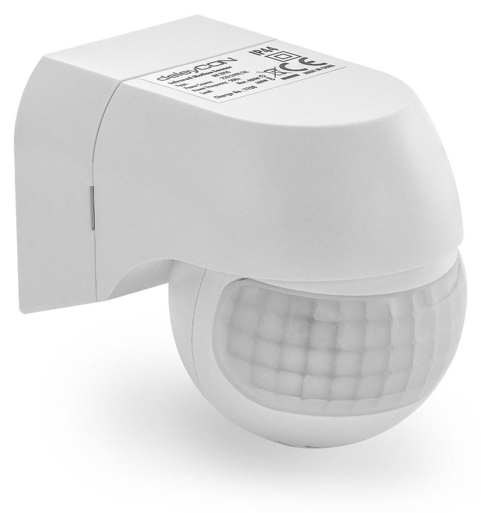 Détecteur de mouvement infrarouge deleyCON, IP44, 180°, 12 Image du produit 