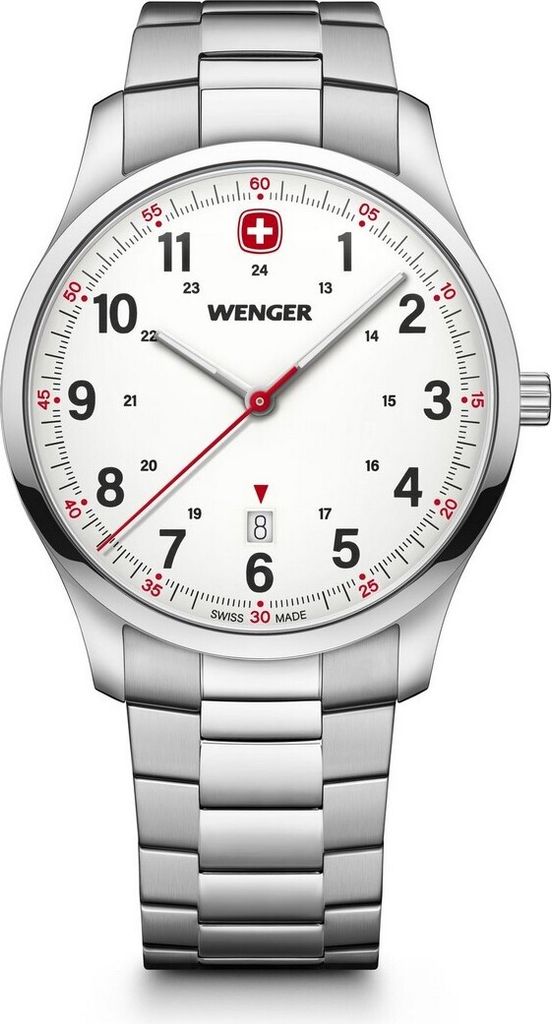 Wenger 01.1441.133 Herrenuhr City Sport 42mm 5ATM