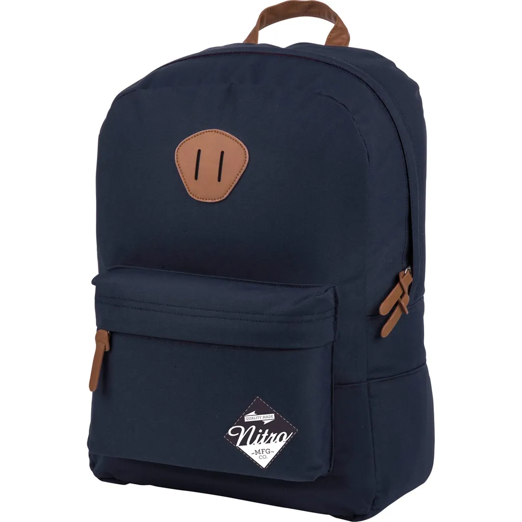 NITRO zaino per il tempo libero zaino con scomparto per laptop Urban Collection Urban Classic Backpack 20L Indigo blu
