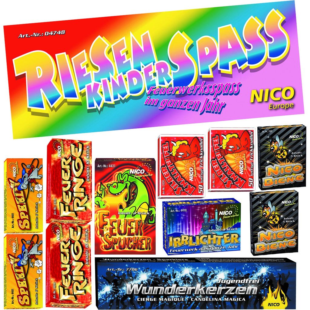 Riesen-Kinderspaß ca. 200 Teile Kat.1 Produktbild 