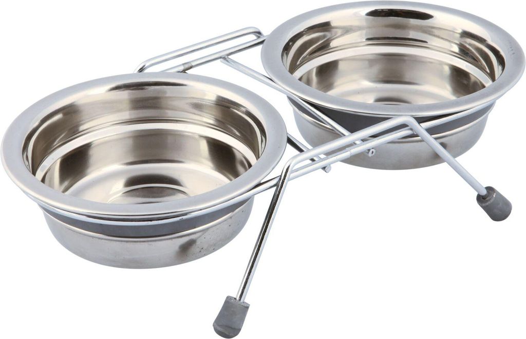 Trixie Napf-Set Eat on Feet mit Klapperschutz für Katzen Produktbild 