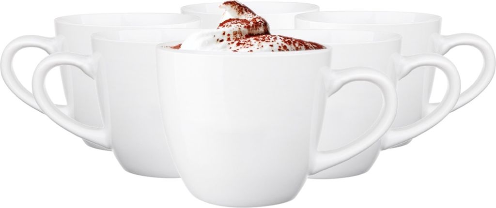 Glasmark KROSNO 1992 Bruno Tassen-Set 6-teilig Kaffeetassen Produktbild 