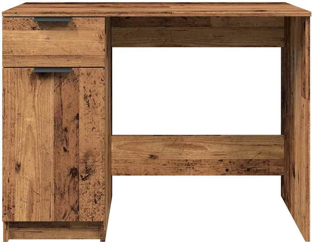 Scrivania Cameretta vidaXL 100x50 cm - Scrittoio Legno Antico Sicuro - 5