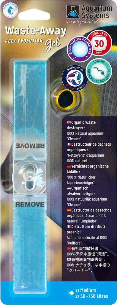 Aquarium Systems Waste-Away Gel Marine - Medium (2x)