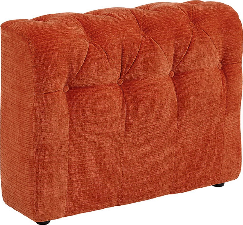 KAWOLA Sofa Seitenelement SEPHI medium Cord Vintage rot