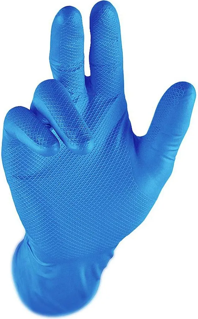Gants en nitrile pour mécanique et industrie Grippaz 306DB taille M