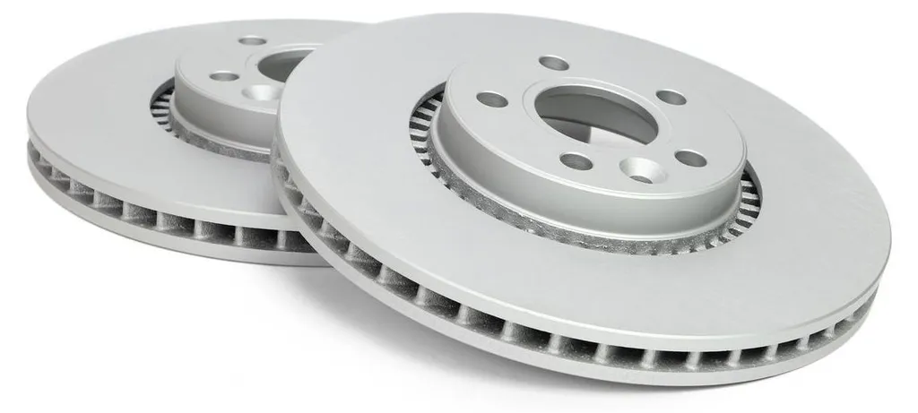 Paire de disques de frein avant ventilés pour modèle VOLVO V60 I 155