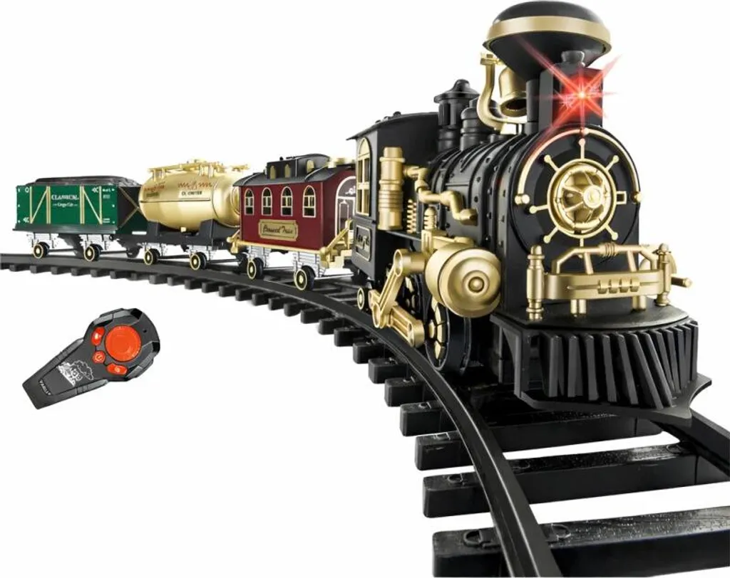 Jouet train télécommandé pour enfant : Idée cadeau circuit 24 éléments