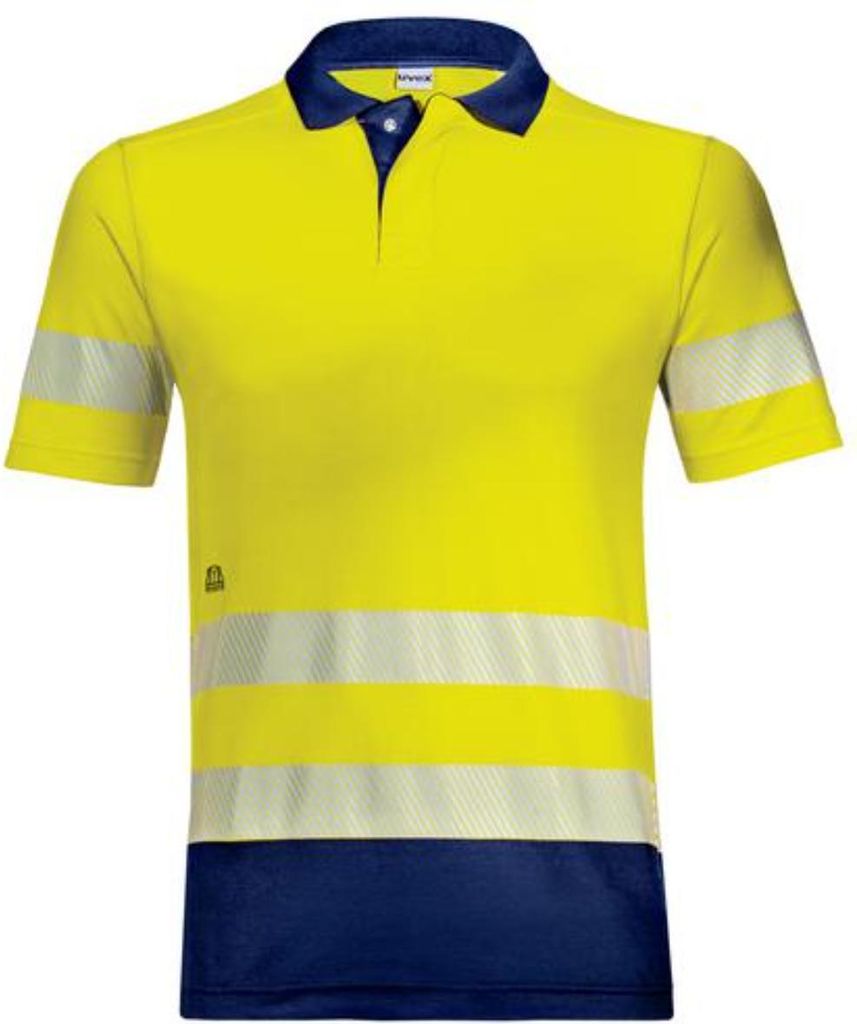 uvex Poloshirt Construction gelb, warngelb Gr. XL