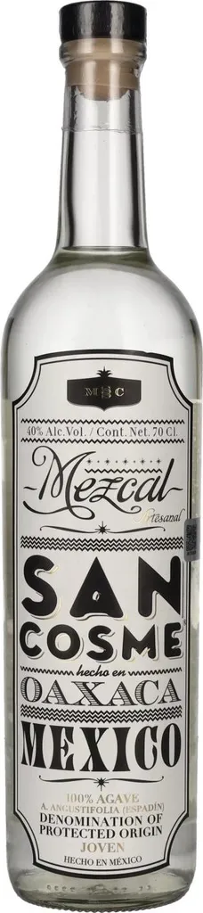 Mezcal San Cosme Oaxaca Joven 100% Agave Espadin 40% Vol en 70cl