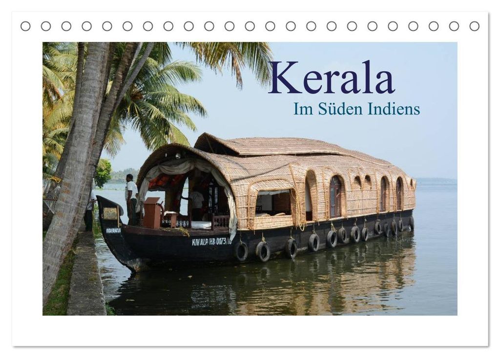 Kerala - Im Süden Indiens (Tischkalender 2027 DIN A5 quer), CALVENDO Monatskalender