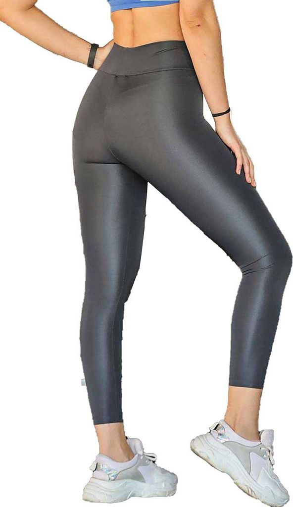 Damen Leggings Fitness Trainingshose Sporthose Tight Mittelhohe Bund 22146