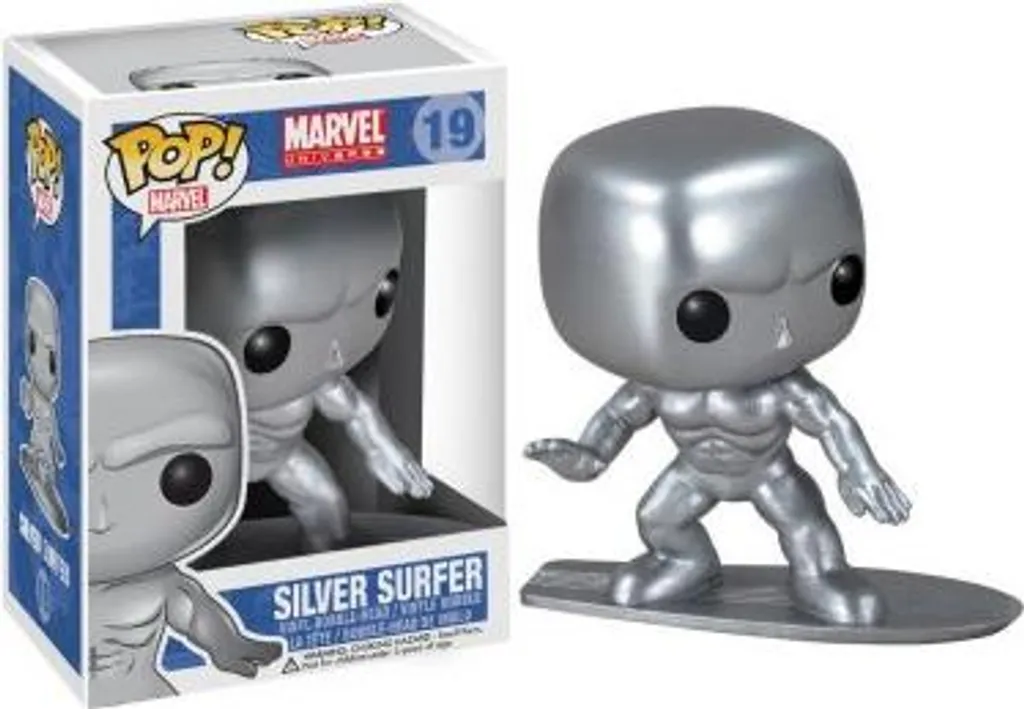 Funko Pop Marvel Silver Surfer 19 - Finition argentée haut de gamme - 3