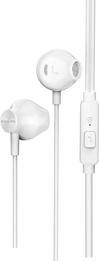 Cuffie con Cavo Philips TAUE101WT per Smartphone e PC | Bianco Bassi+