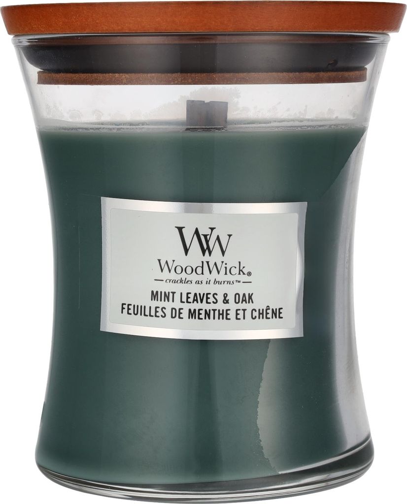 Woodwick Mint Leaves & Oak 275 g