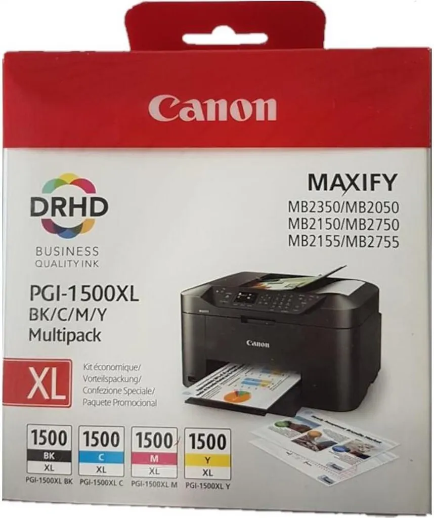 Multipack Canon PGI-1500XL Encre Haute Densité pour Impression Durable - 13