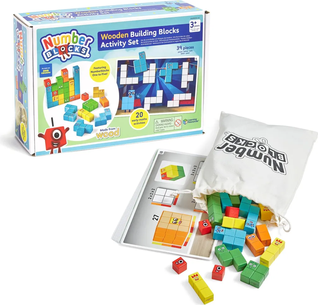 Apprendre les Maths : Kit Numberblocks de Construction en Bois Durable - 3