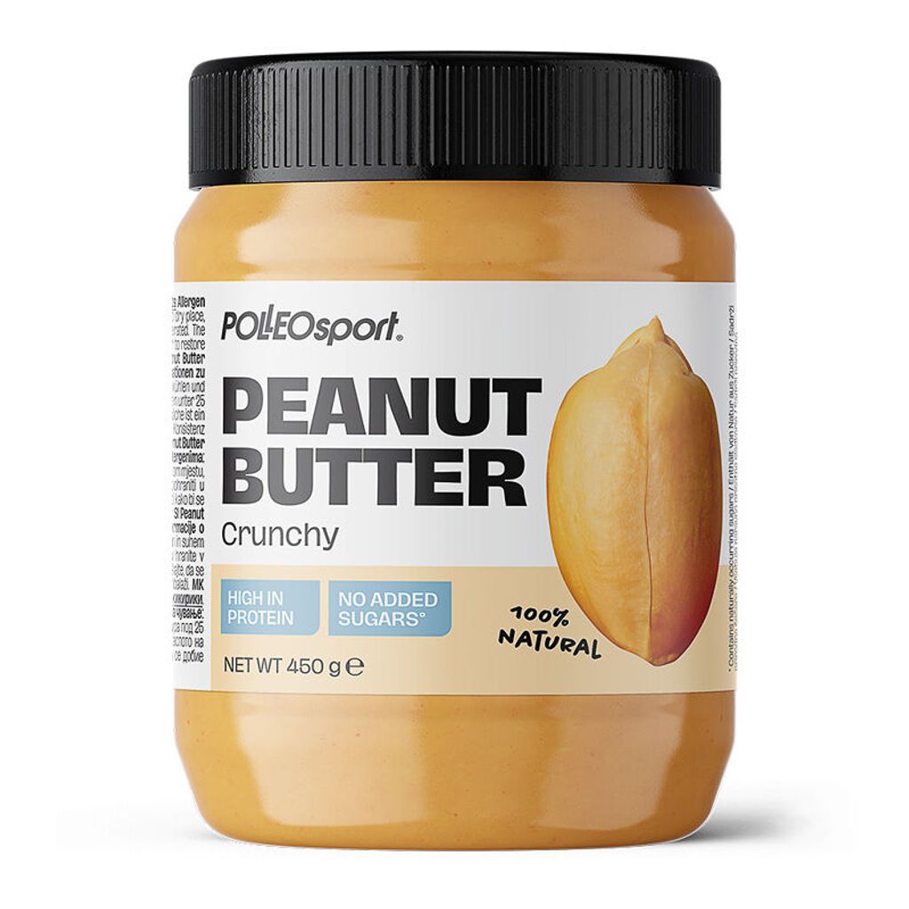 Polleo Erdnussbutter, 450 g - Crunchy