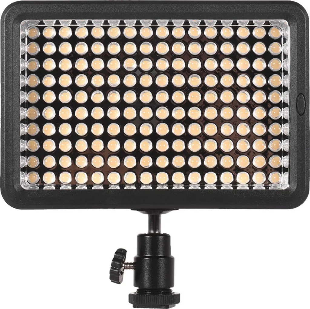 Lampe Vidéo 160 LED 5600K Ultra Haute Performance avec Filtres Inclus