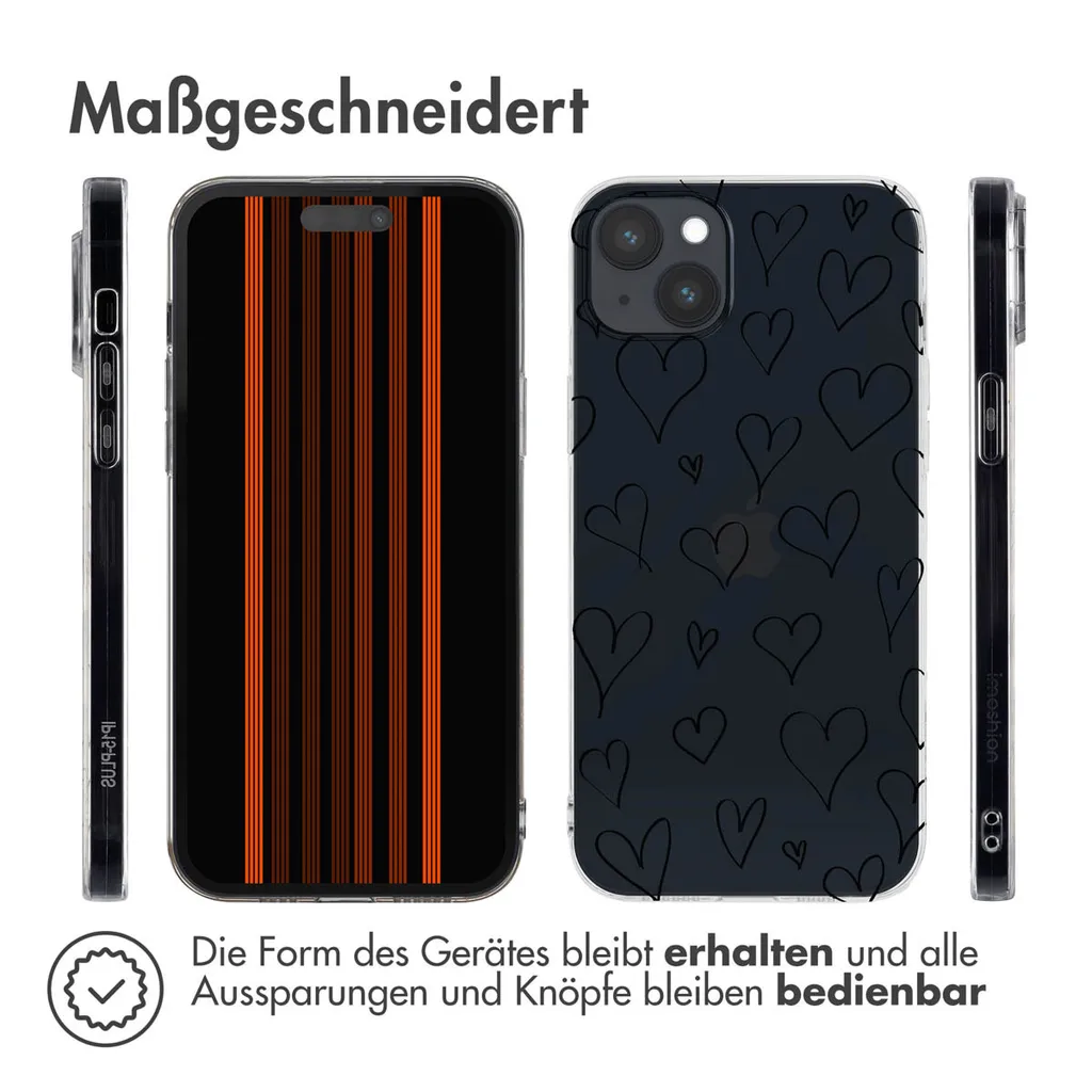 Cover iPhone 15 Plus imoshion Hearts - Sottile e Protettiva - 4