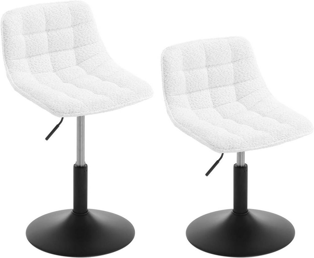 WOLTU Schminkhocker Barhocker mit Rückenlehne, aus bequemer Produktbild 