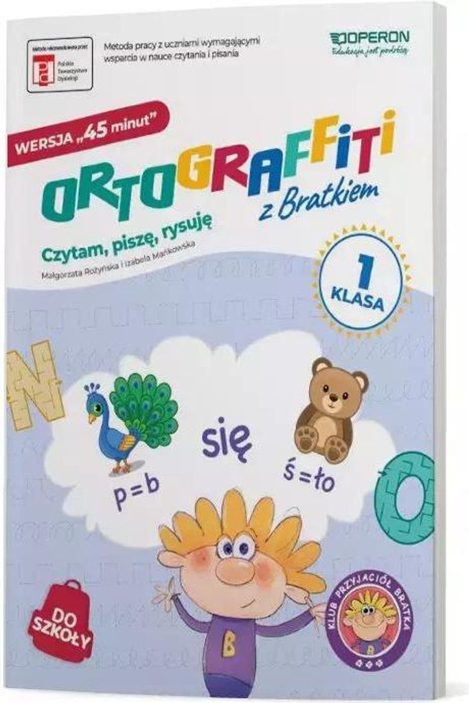 Ortograffiti z Bratkiem 1. 45 Minuten Version. Arbeitsbuch. Primarschule