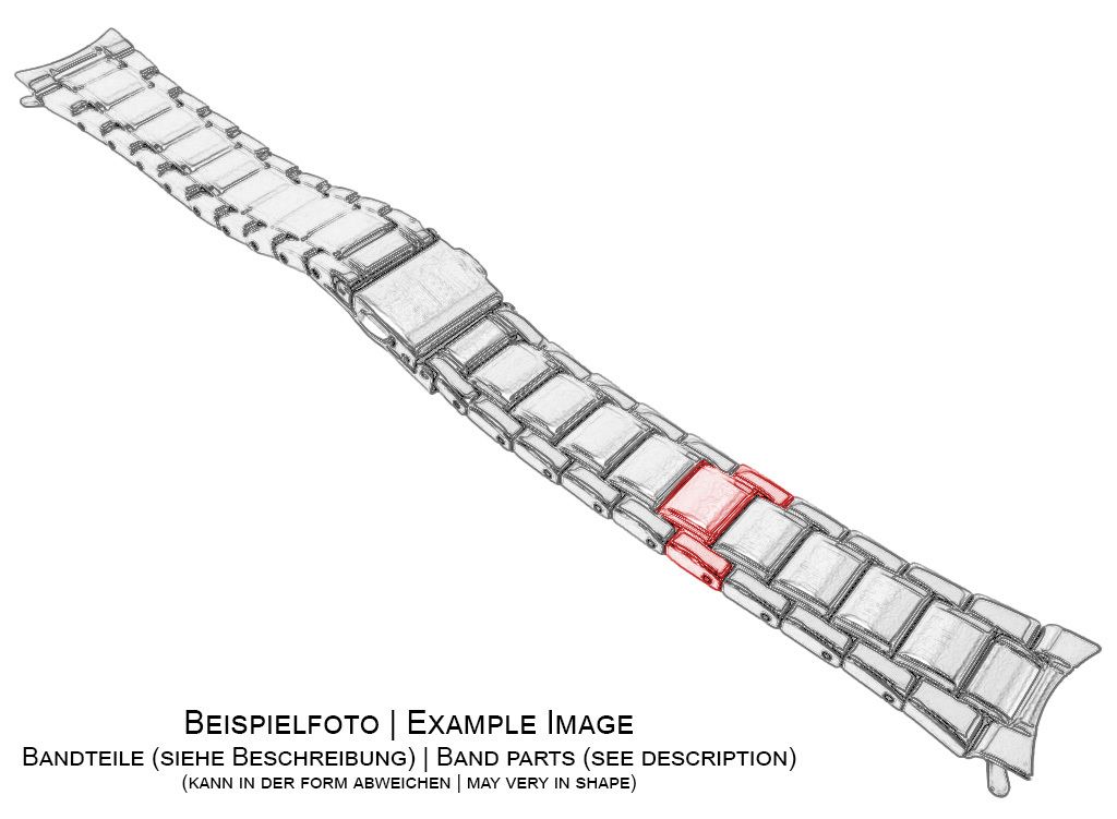 Festina | 1 x Bandglied Edelstahl silberfarben | F20536 Produktbild 