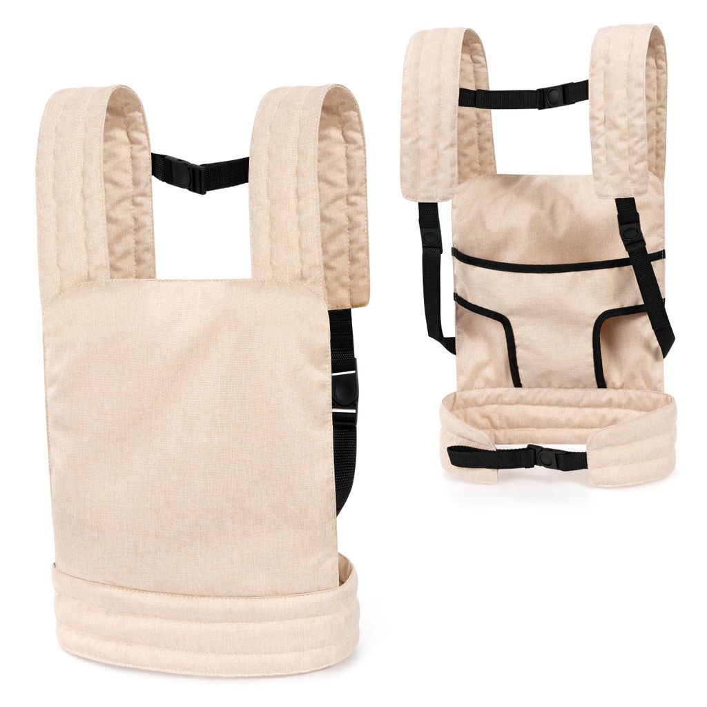 Bayer Design 62275AA Puppentrage EasyCarry, Tragegurt, tragbar vorne und hinten, Tragesitz, Puppenzubehör, für Kuscheltier u. Puppen