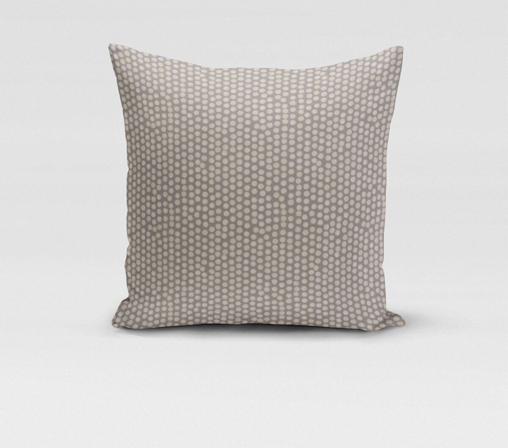 SCHÖNER LEBEN. Kissenhülle Fryett`s Halbpanama Spotty Punkte grau Größe 60x60cm (HxB) 60x60cm (HxB) Größe