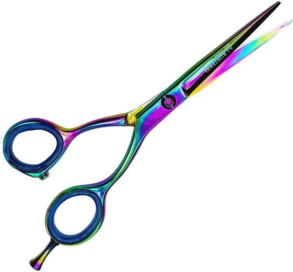Haarschneideschere 5.0 Zoll - Friseurschere - Haarschere mit Titanbeschichtung