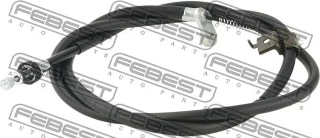 Câble frein à main FEBEST 0299-BCC11XLH en acier renforcé pour Nissan Tiida