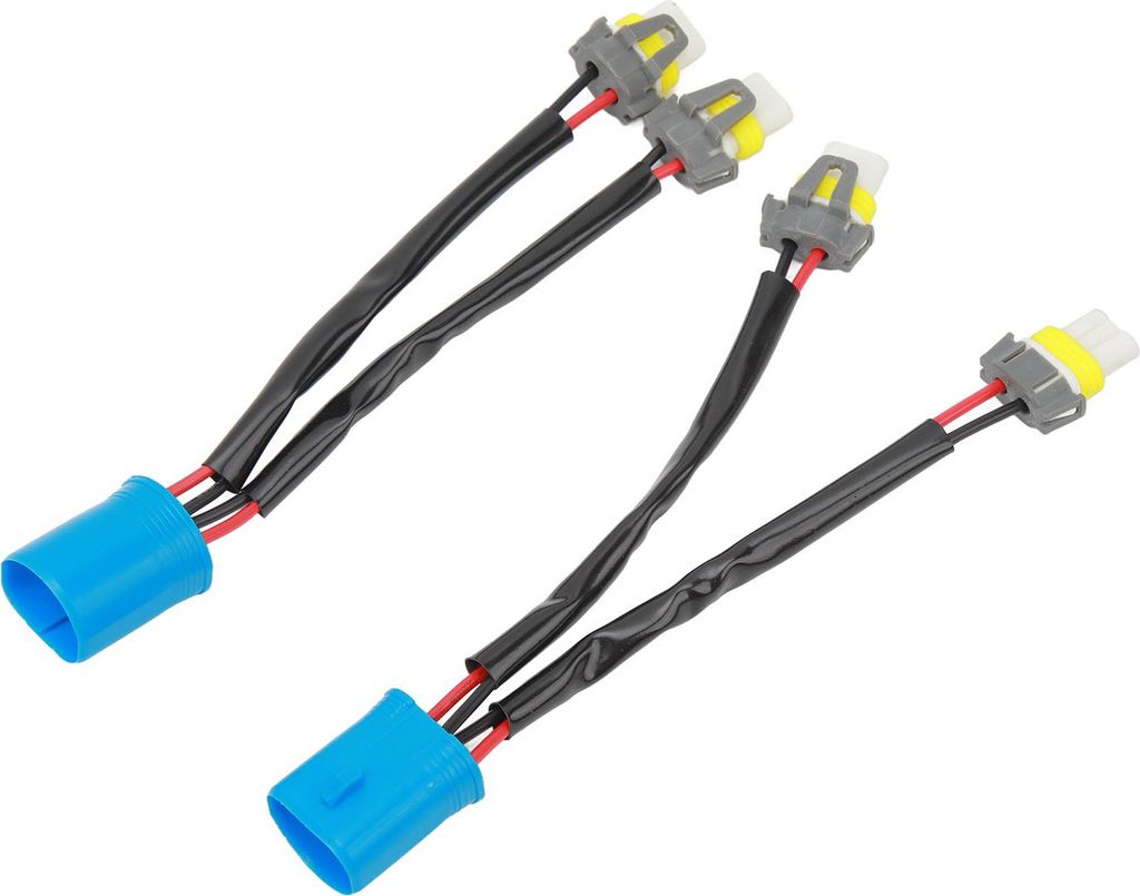 2 Stücke Scheinwerfer Splitter Kabelbaum 9007 Stecker auf 9005 9006 Buchse für Lkw Pickup LED Draht Kabel Stecker