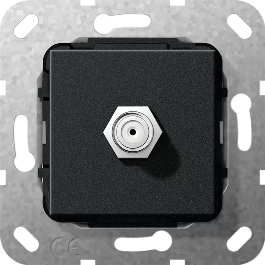Prise SAT GIRA 565010 : Stop aux Pertes de Signal Satellite Noir