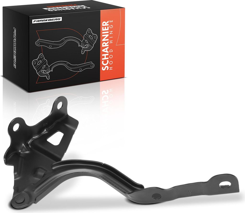 Frankberg 1x Scharnier Motorhaube Beifahrerseitig für Hyundai i20 Active 1.2L 2014-2018