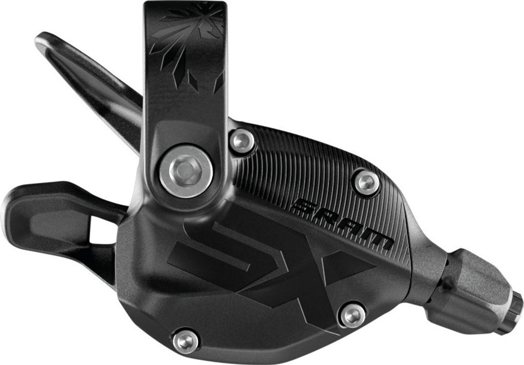 SRAM Schalthebel SX Eagle X-Actuat.Trigger A1 hinten,12f,m.d.Klemme,sw,00.7018.403.000, schwarz