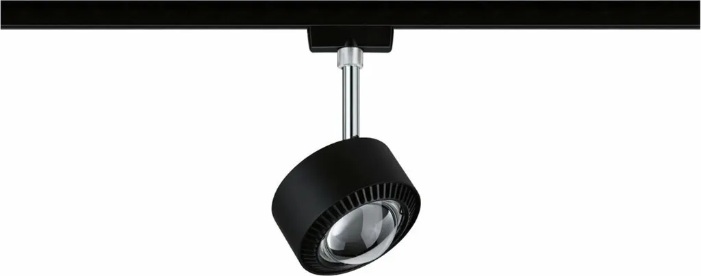 Illuminazione Binario Paulmann Aldan 8W LED 4000K | Chic Nero Cromo