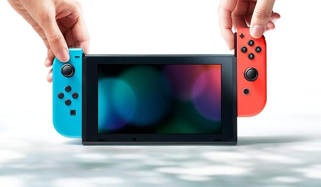 Nintendo Switch Konsole, Farbe: Neon-Rot/Neon-Blau Produktbild 9