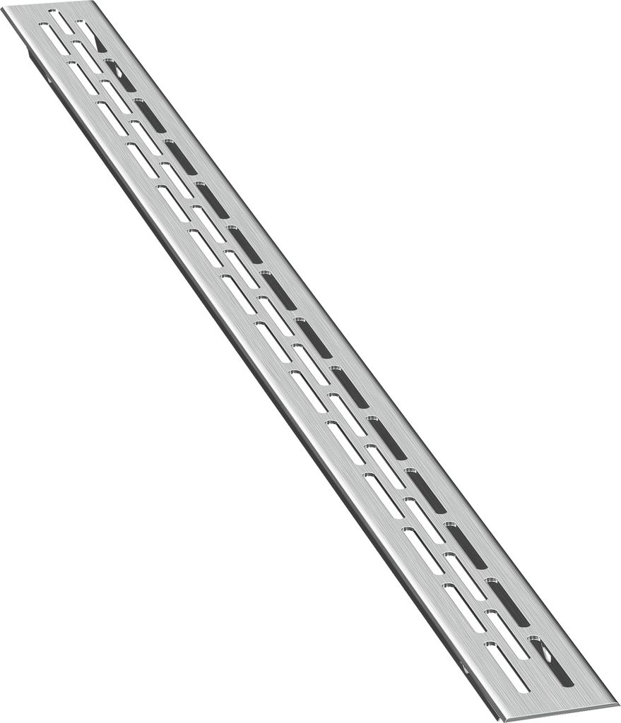 1 x  sossai Aluminium Lüftungsgitter Slim 37,5 x 2,4cm in Produktbild 
