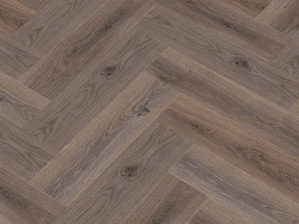 Click-Vinyl CHECK One 2076H Boxbach Eiche Herringbone inkl. Trittschall Premium -1m²
