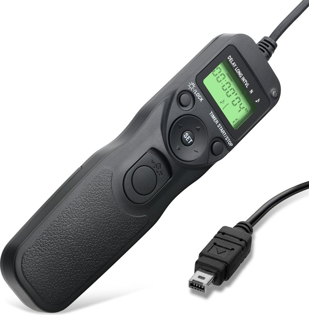CELLONIC Fernauslöser kompatibel mit Nikon CoolPix P1000 D3100 D3300 D5000 D5500 D5600 D7200 D7500 D90 Z 6 Z 7 Kamera - Kabelauslöser mit Timer M...