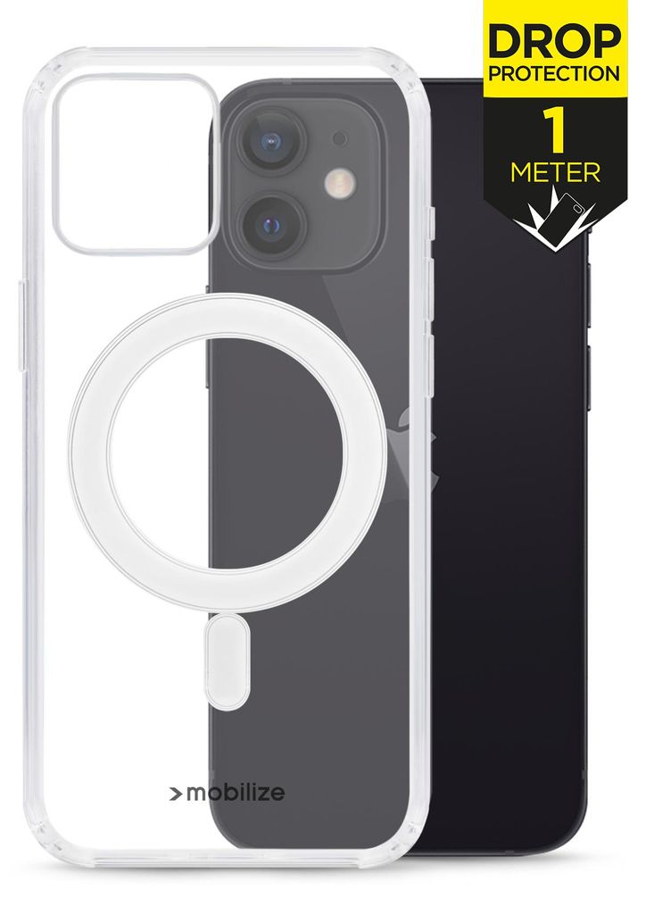 Mobilize Naked Protection Durchsichtig iPhone 12 Pro MagSafe Hülle Hardcase Backcover Stoßfest - Transparent