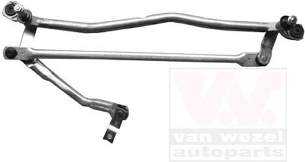 VAN WEZEL 0318230 Wischergestänge für AUDI A6 Avant (4F5, C6) A6 Limousine (4F2, C6) A6 Allroad (4FH, C6)