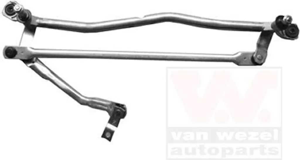 Meccanismo Tergicristallo Audi A6 C6 VAN WEZEL 0318230 | Guida Sicura