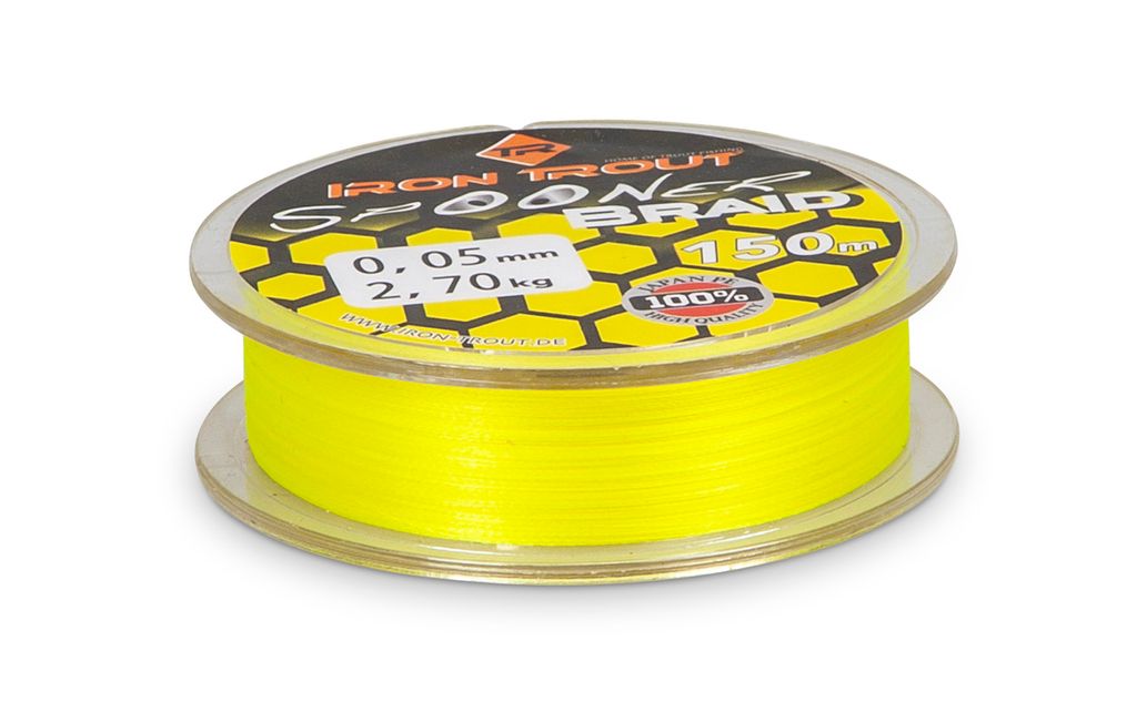 Rybársky vlasec Iron Trout Spooner Braid (žltý, 150 m) Obrázok produktu 