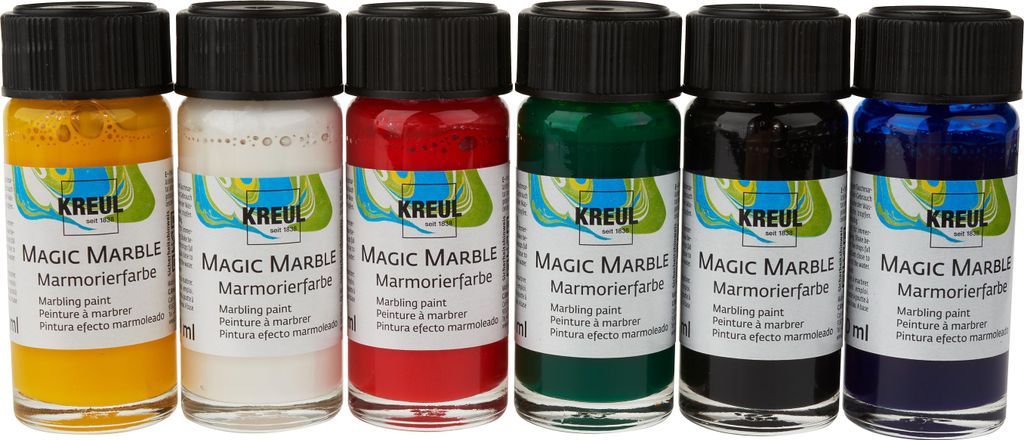 KREUL Peintures à marbrer Magic Marble couleurs de base Image du produit 